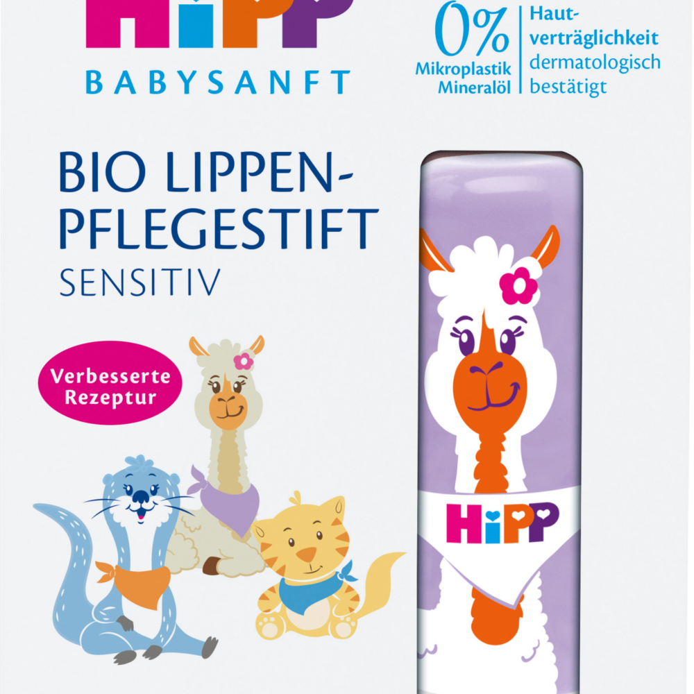 HiPP Babysanft للعناية بالشفاه الحساسة، 4.8 جرام