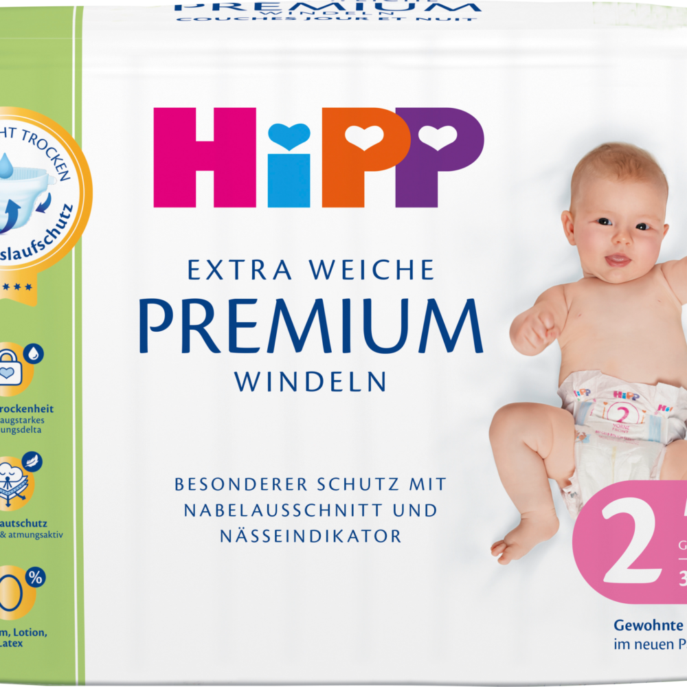 حفاضات هاي بي بي مقاس بريميوم 2 ميني (4-8 كجم)، 31 قطعة