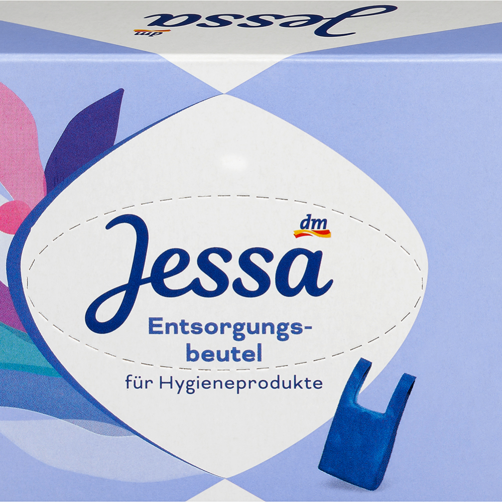 جيسا حقيبة التخلص من منتجات النظافة ، 50 قطعة