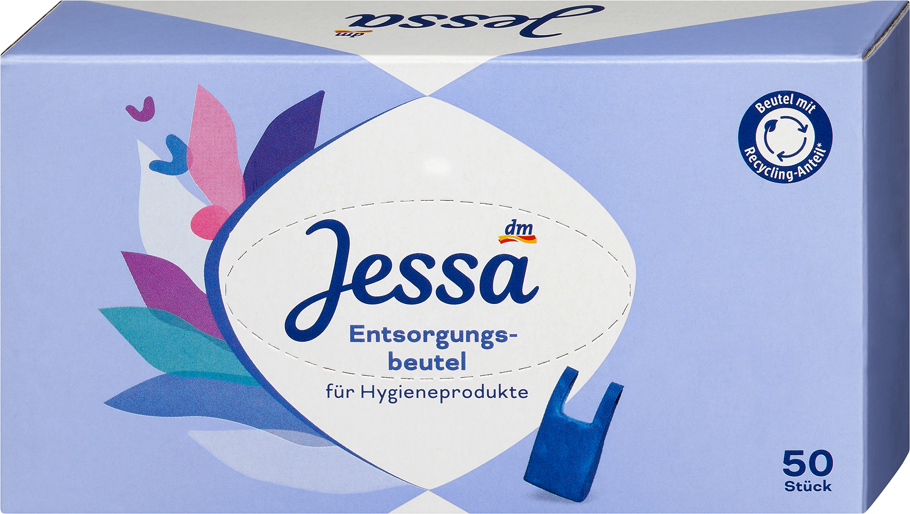 جيسا حقيبة التخلص من منتجات النظافة ، 50 قطعة