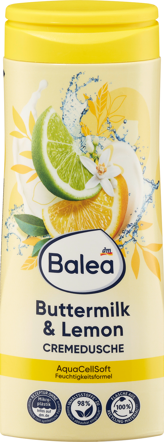 باليا كريم الاستحمام باللبن الرائب والليمون، 300 مل