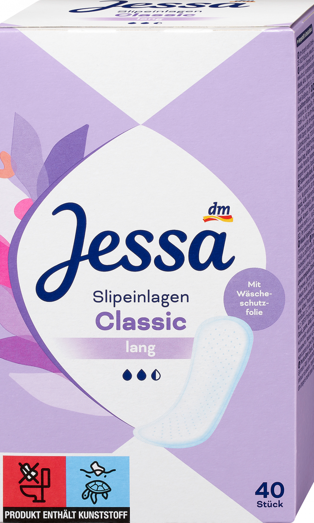 جيسا بطانات داخلية كلاسيك طويلة، 40 قطعة