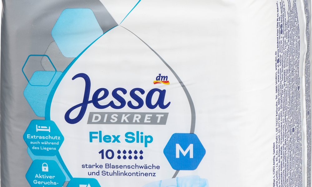 جيسا ديسكريتس سرخص سلس البول مقاس M، 10 قطع جهاز طبي