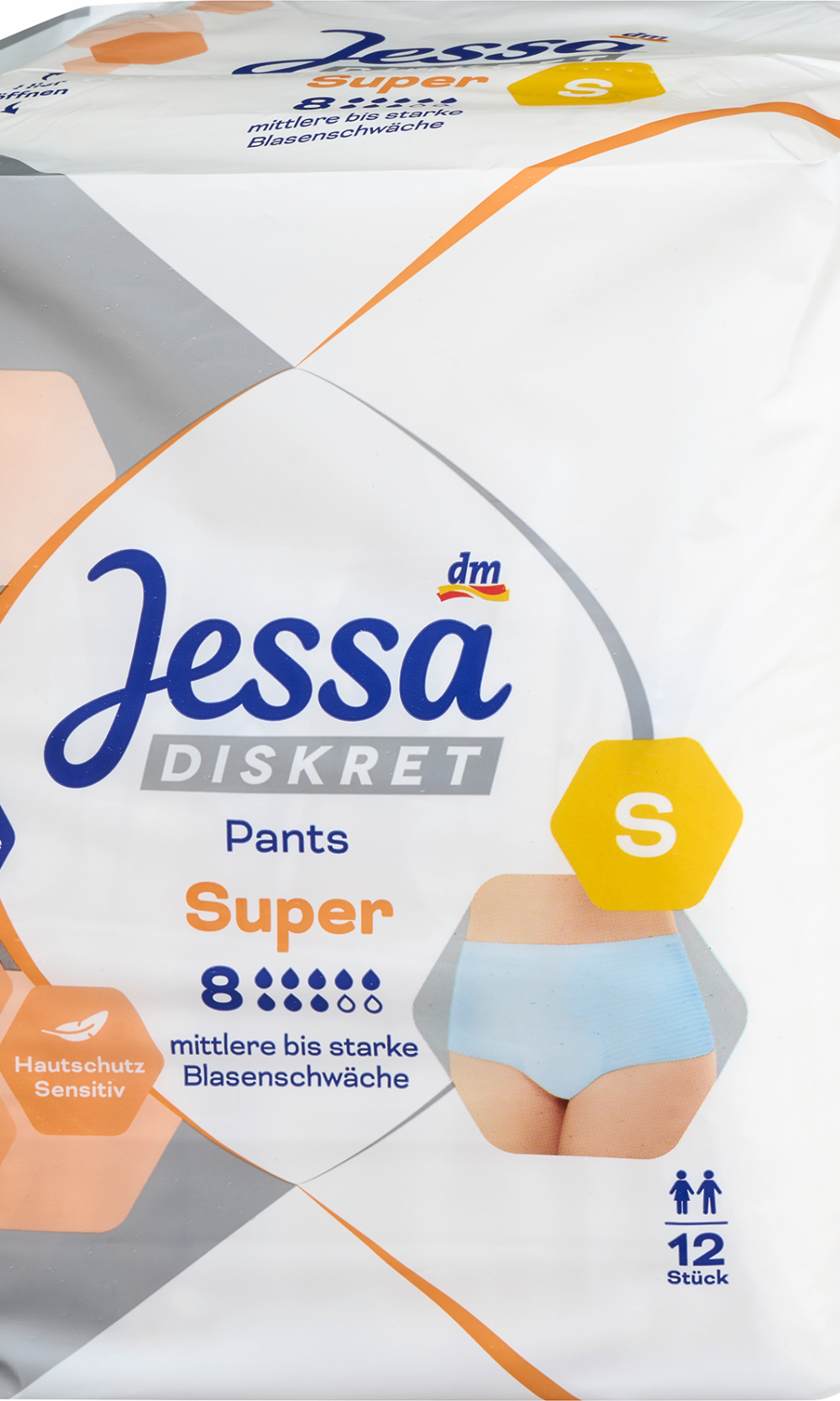 جيسا سرييتالسلس سلس البول سوبر حجم S، 12 جهاز طبي