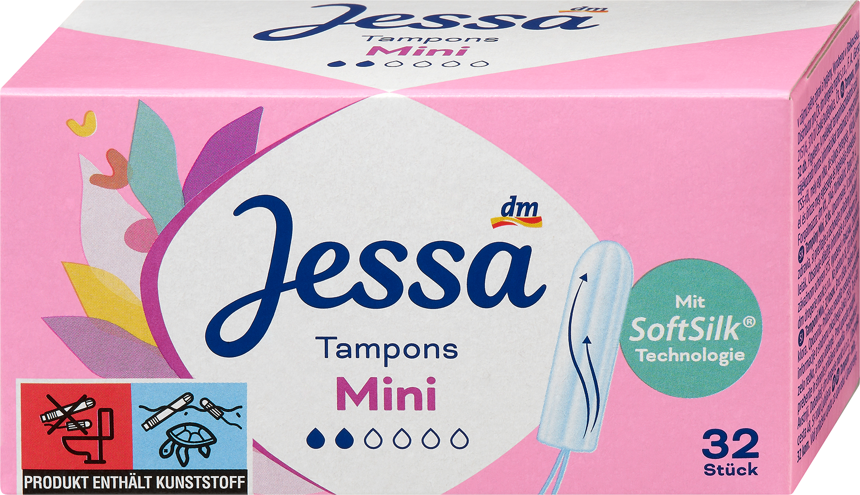 جيسا سدادات قطنية صغيرة، 32 قطعة