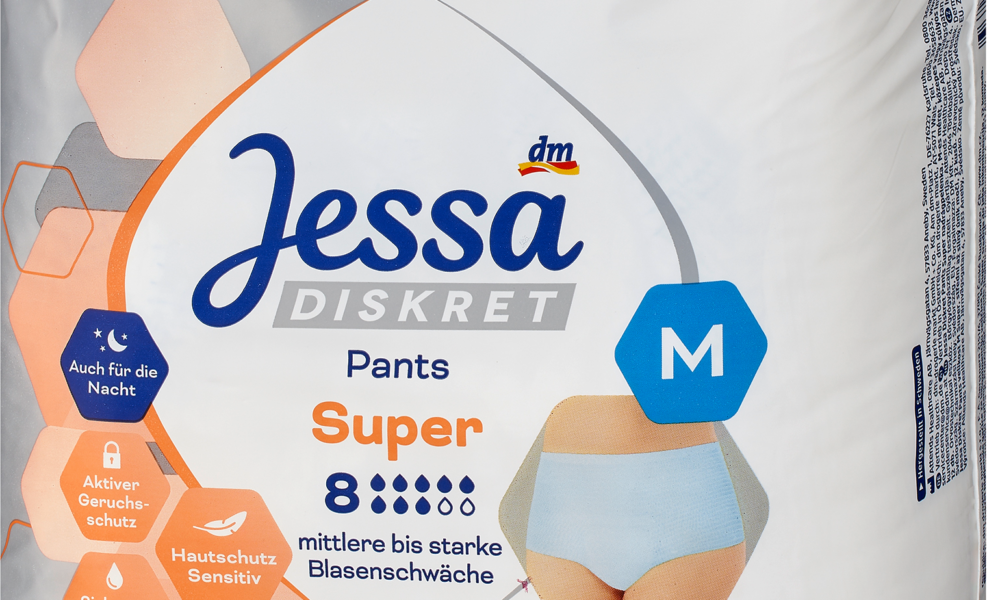 جيسا سرييت سلس البول سوبر حجم M ، 12 جهاز طبي