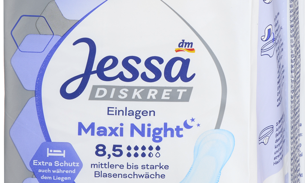 جيسا سيركريت سلس البول ماكسي نايت ، 12 جهاز طبي