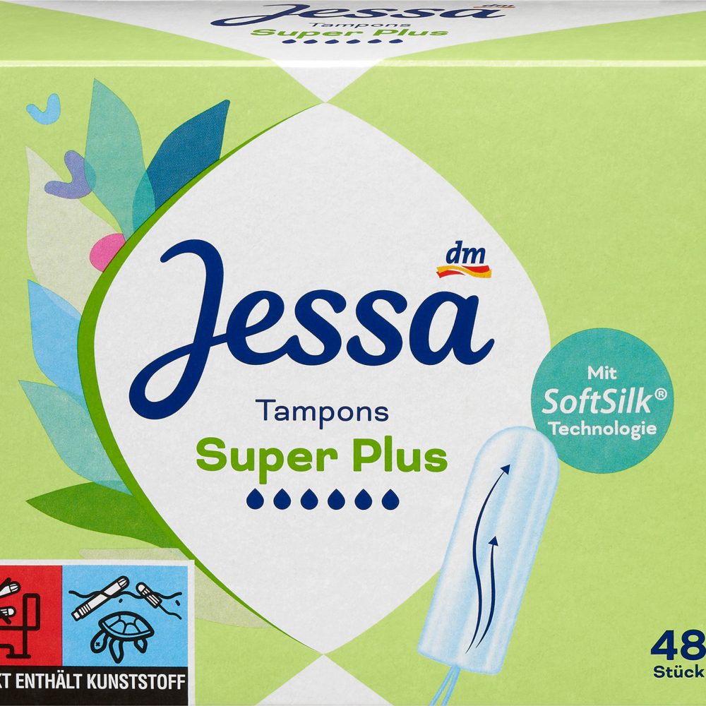 جيسا سدادات قطنية سوبر بلس، 48 قطعة