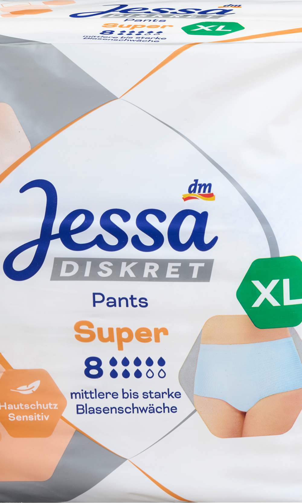 جيسا سرييتالسلس سلس البول سوبر مقاس XL ، 14 جهاز طبي