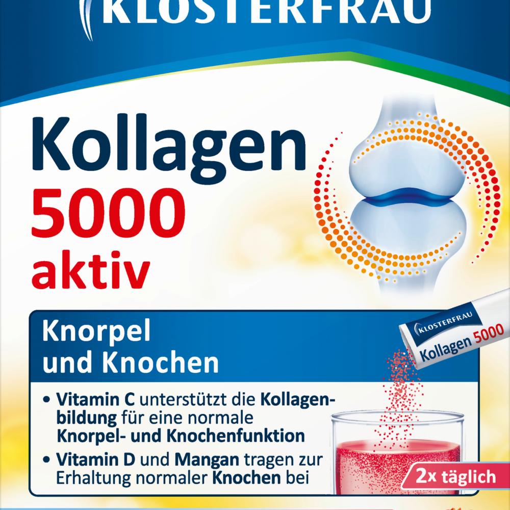 كلوسترفراو كولاجين 5000 أعواد نشطة 20 قطعة، 80 جرام مكمل غذائي