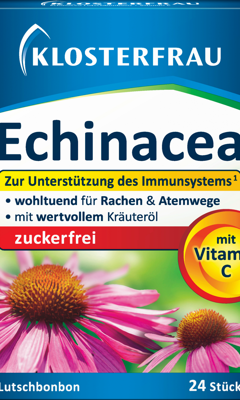أقراص استحلاب Klosterfrau Echinacea ، 24 ساعة