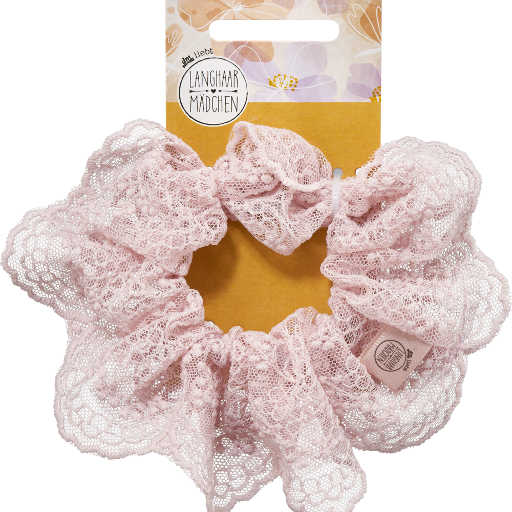 دانتيل سكرانشي فتاة ذات شعر طويل، 1 قطعة