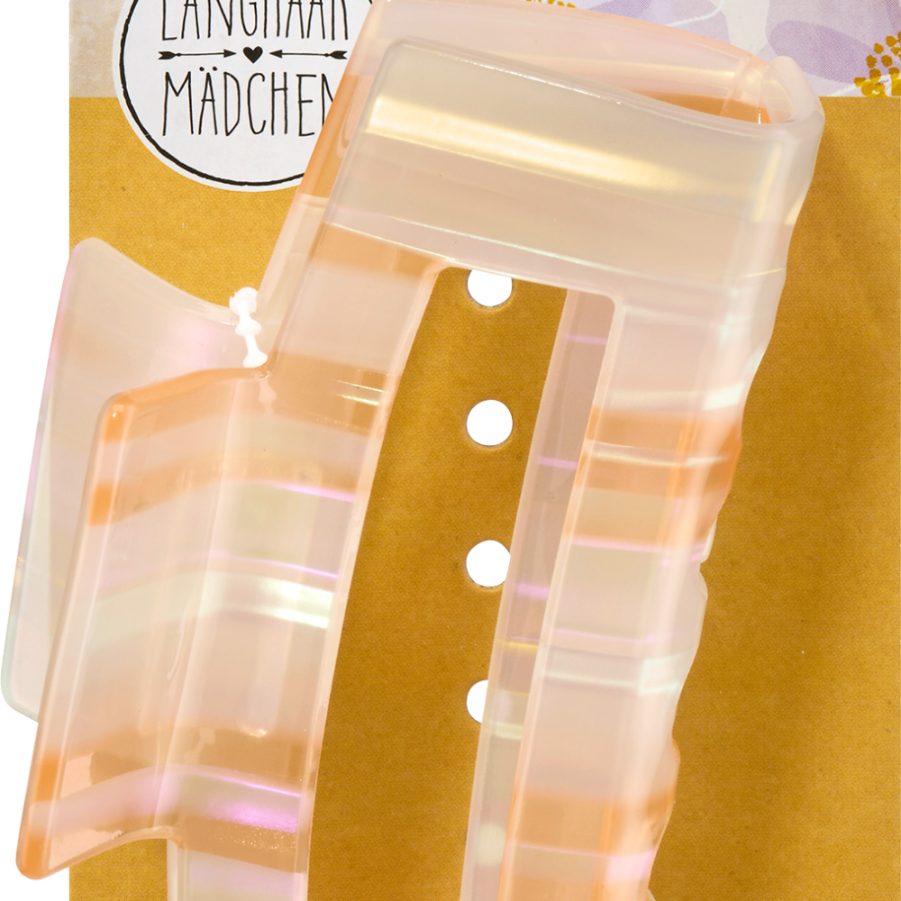 شرائط أكريليك مشبك شعر طويل للفتاة ، 1 قطعة