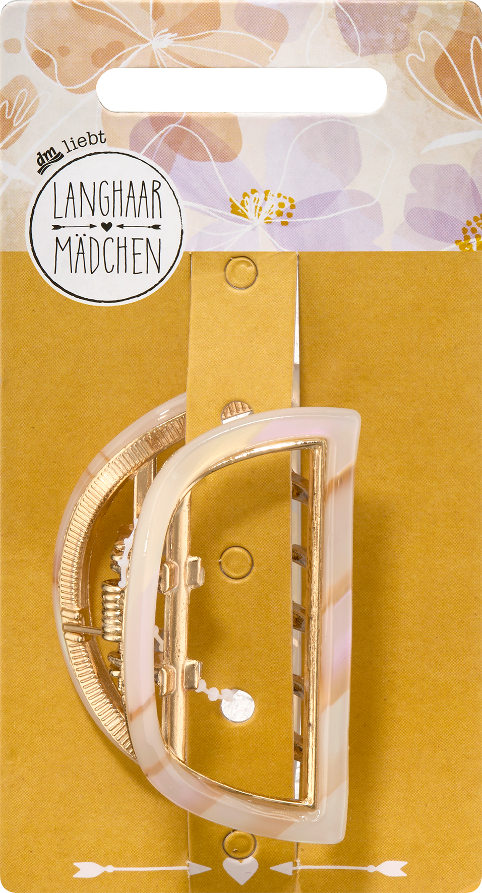 مشبك شعر طويل للفتاة هلال، 1 قطعة