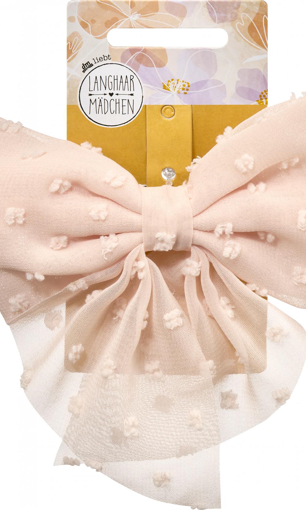 فتاة ذات شعر طويل براءة اختراع مشبك القوس ، 1 قطعة