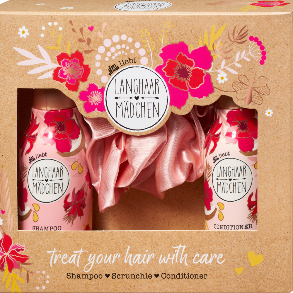 طقم ترافيل فتاة طويل الشعر 3 قطع، 1 قطعة