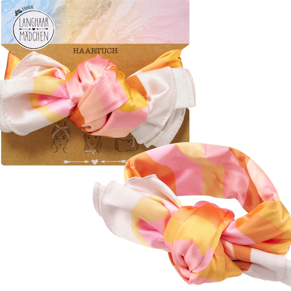 منشفة شعر طويل للفتاة باندانا للعناية الصيفية ، 1 قطعة