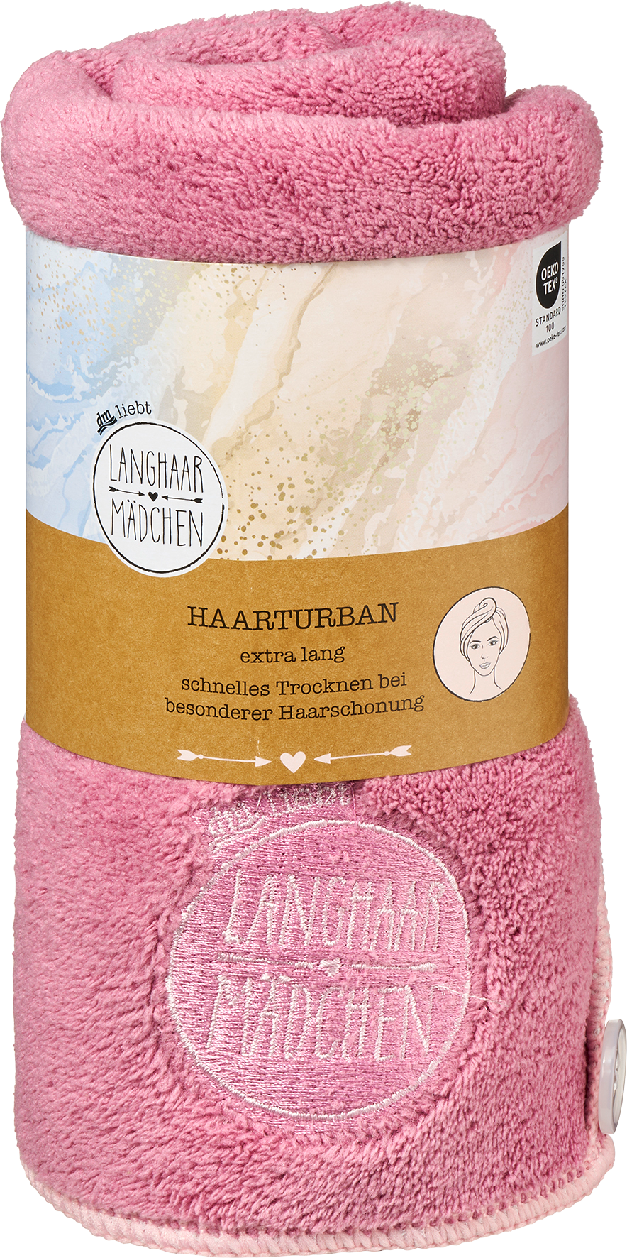 طويل الشعر عمامة الشعر للعناية الصيفية ، 1 قطعة