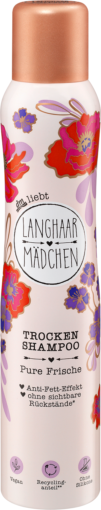 شامبو جاف للفتيات للشعر الطويل، 200 مل