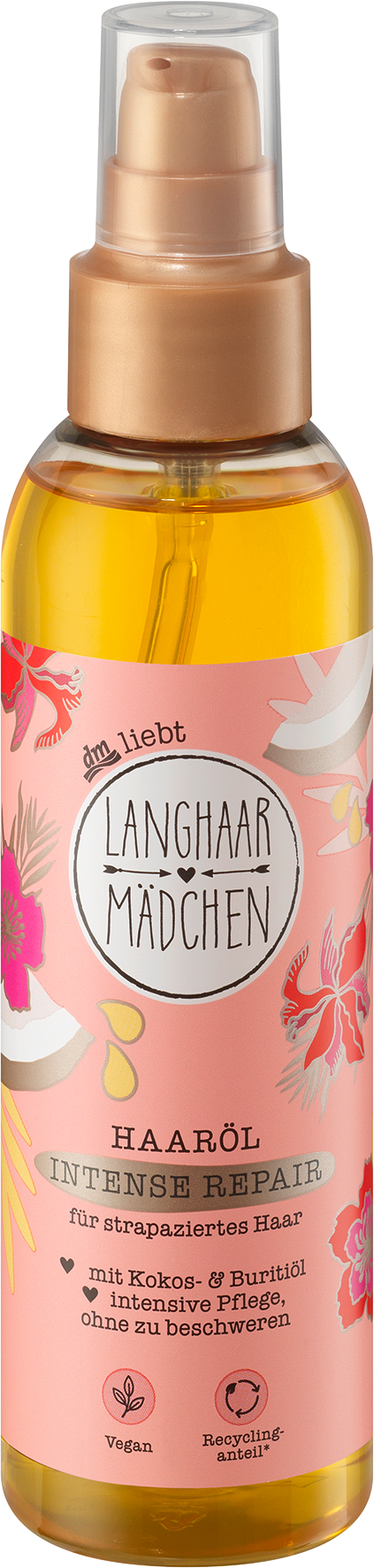 زيت الشعر الطويل للشعر للفتيات للإصلاح المكثف، 150 مل