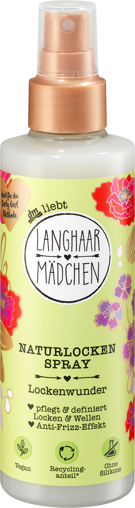 بخاخ الشعر الطويل للفتيات الطبيعي ، 200 مل