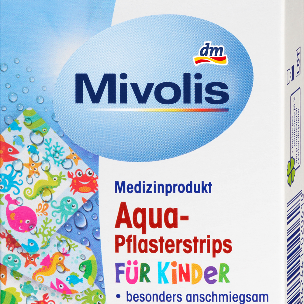 Mivolis شرائط جبس للأطفال ، 20 قطعة جهاز طبي