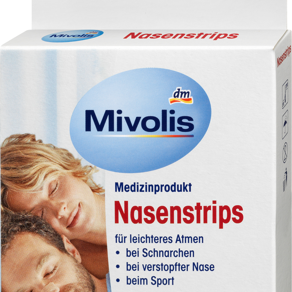 شرائط الأنف Mivolis ، 12 قطعة جهاز طبي
