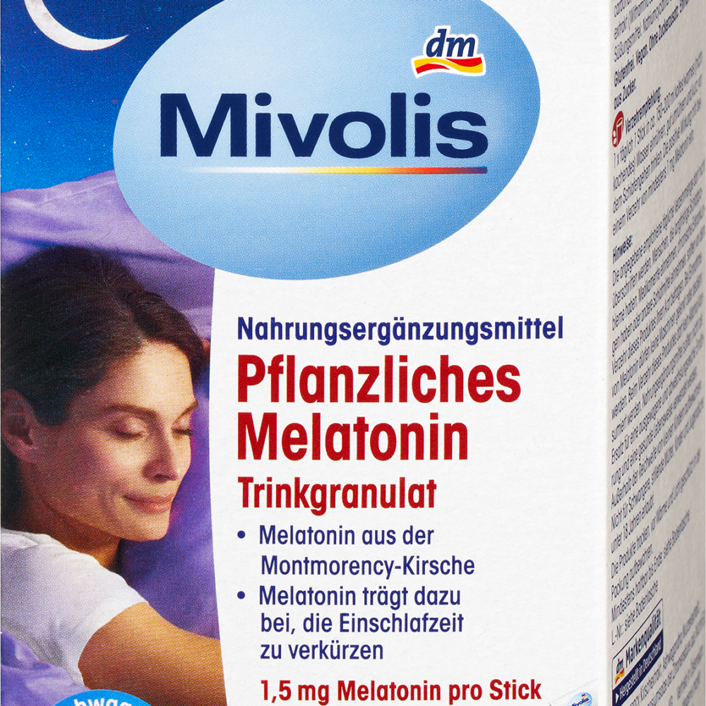 ميفوليس حبيبات شرب الميلاتونين العشبية 20 حبة، 44 جرام مكمل غذائي