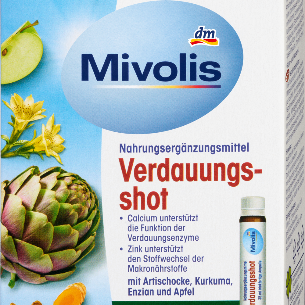 ميفوليس دايجستيف شوت 7 قطع à 25 مل ، 175 مل مكمل غذائي