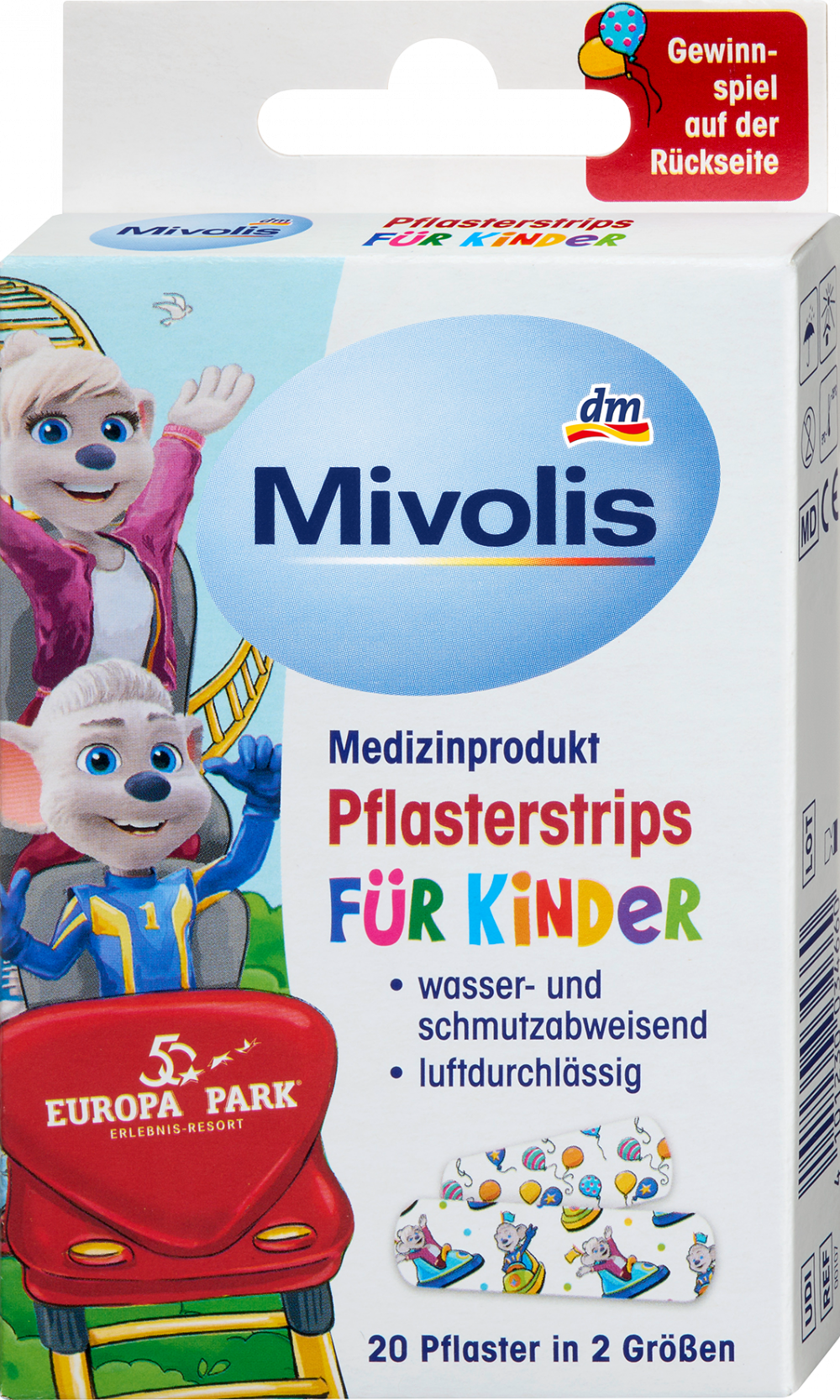 شرائط الجبس للأطفال في أوروبا - بارك إيديشن، 20 قطعة.