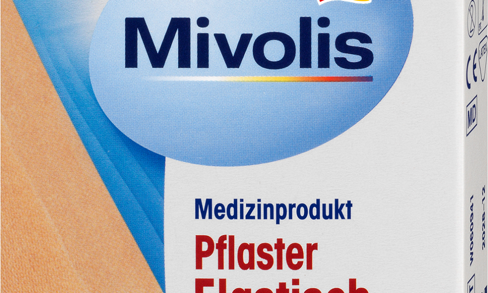 Mivolis جص مرن 10 سم × 6 سم ، 1 م جهاز طبي