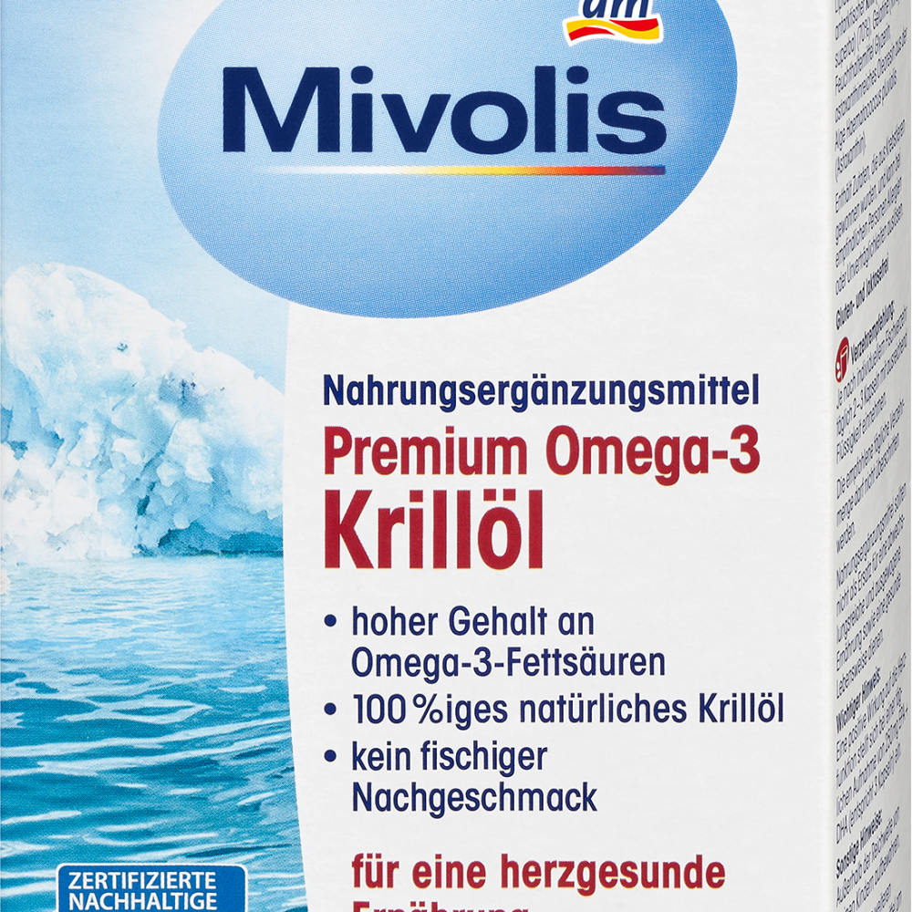 ميفوليس زيت كريل أوميغا 3 بريميوم، كبسولات 60 قطعة، 45 جم مكمل غذائي