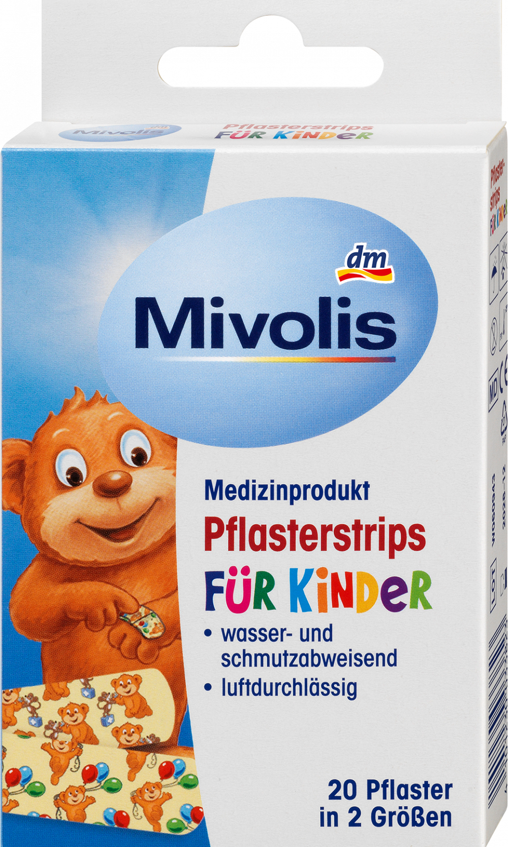 شرائط الجبس Mivolis للأطفال، 20 قطعةجهاز طبي