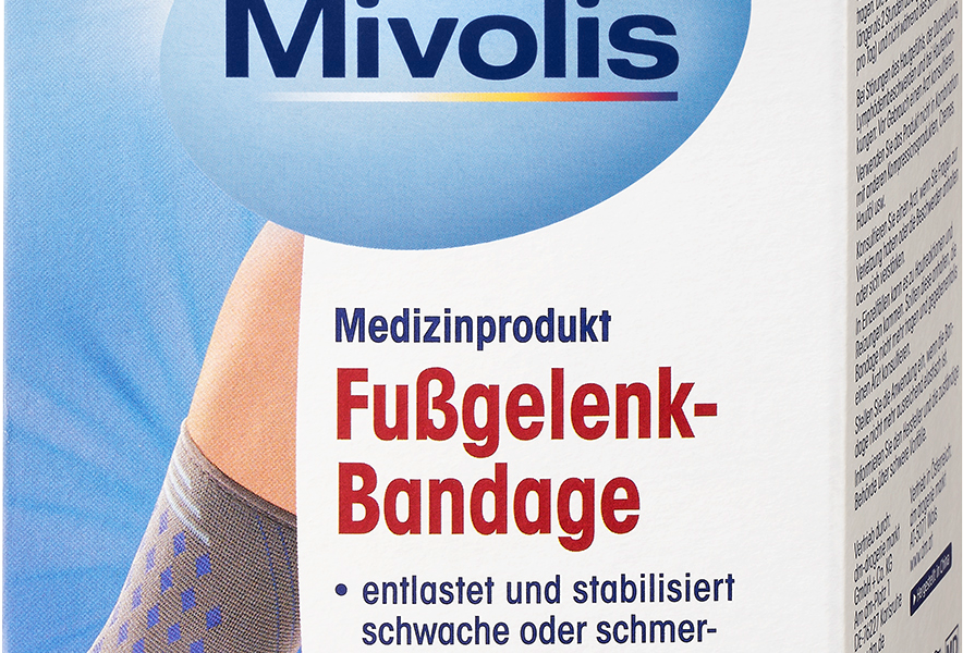 Mivolis دعامة الكاحل S، 1 قطعة جهاز طبي