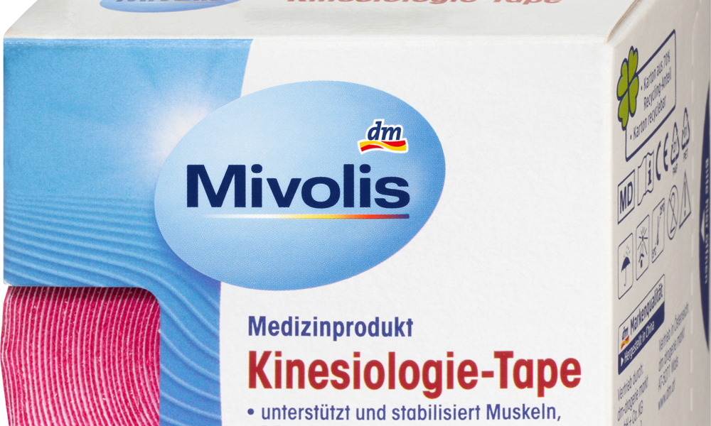 شريط علم الحركة Mivolis ، 1 لفة ، 1 جهاز طبي