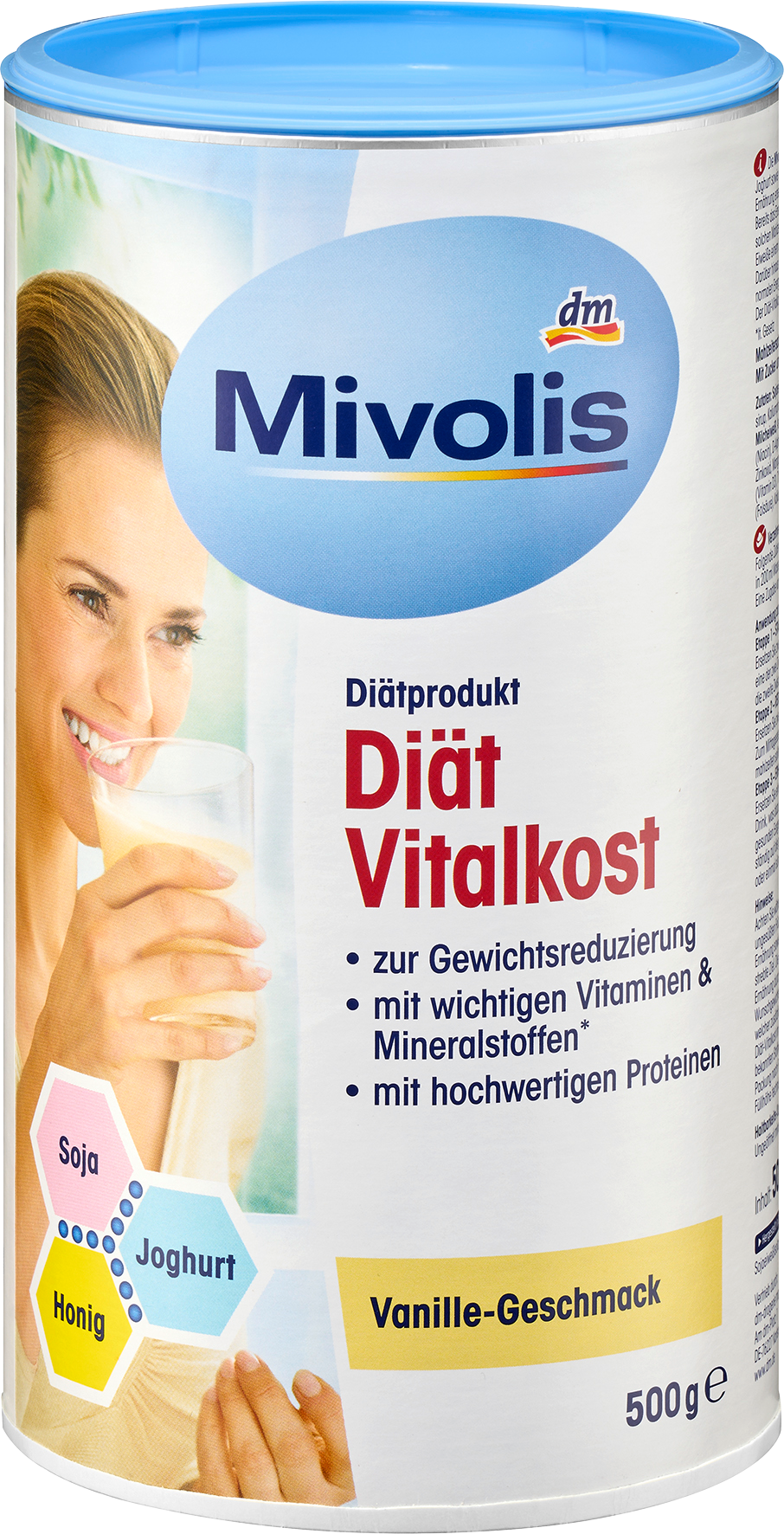 ميفوليس دايت شيك، نكهة الفانيليا الحيوية للطعام، 500 جرام