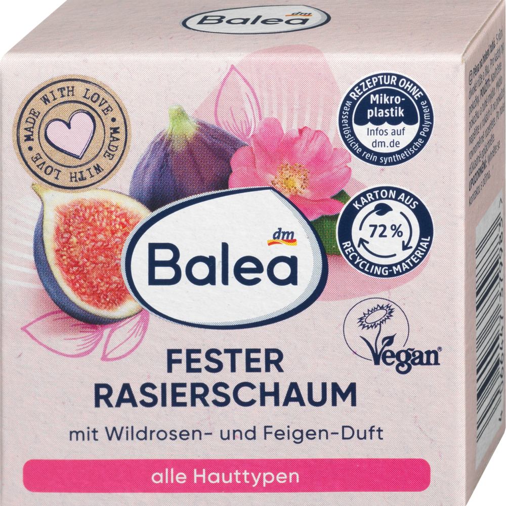 باليا رغوة حلاقة صلبة باللون الوردي البري، 60 جم