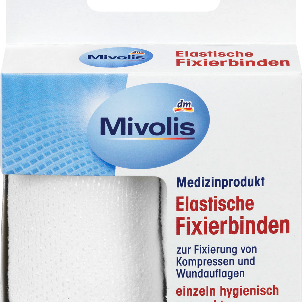 ضمادات تثبيت مرنة من ميفوليس، 6 سم × 4 م (ممدودة)، 2 لفات، 8 م جهاز طبي