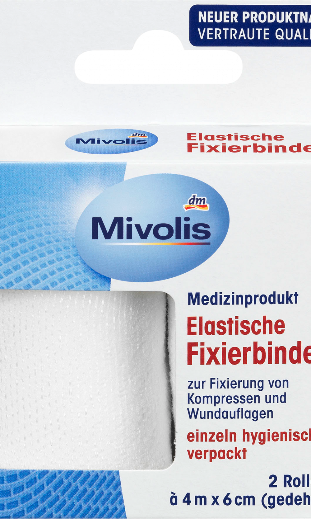 ضمادات تثبيت مرنة من ميفوليس، 6 سم × 4 م (ممدودة)، 2 لفات، 8 مجهاز طبي