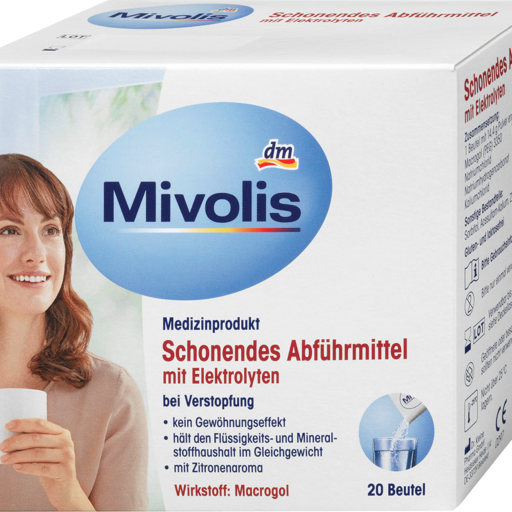 كيس ملين لطيف من Mivolis ، 20 جهاز طبي