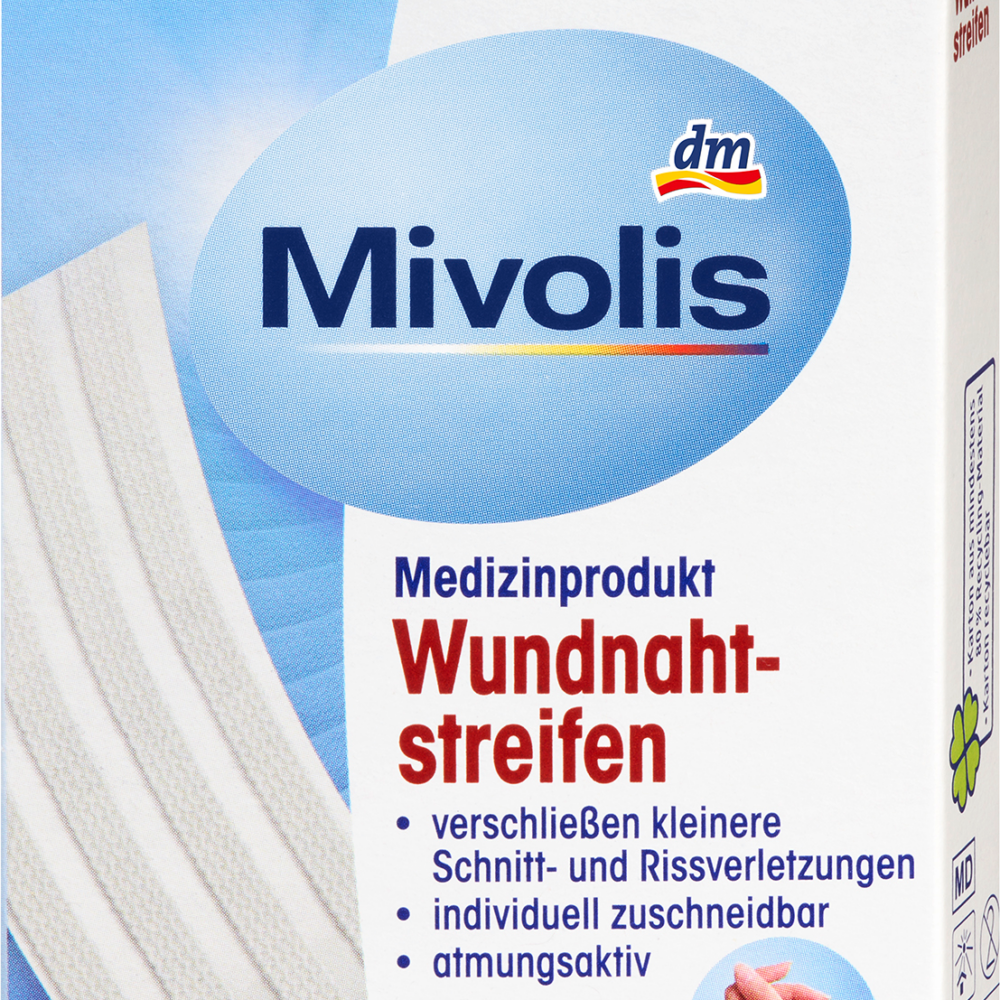 شرائط خياطة الجرح Mivolis ، 20 قطعة جهاز طبي