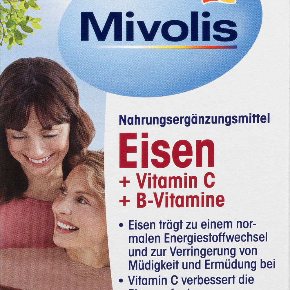 ميفوليس حديد + فيتامين ج + فيتامينات ب، أقراص، 40 قطعة، 25 جم مكمل غذائي