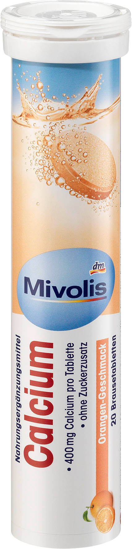 ميفوليس أقراص فوارة بالكالسيوم 20 قطعة، 82 جم مكمل غذائي