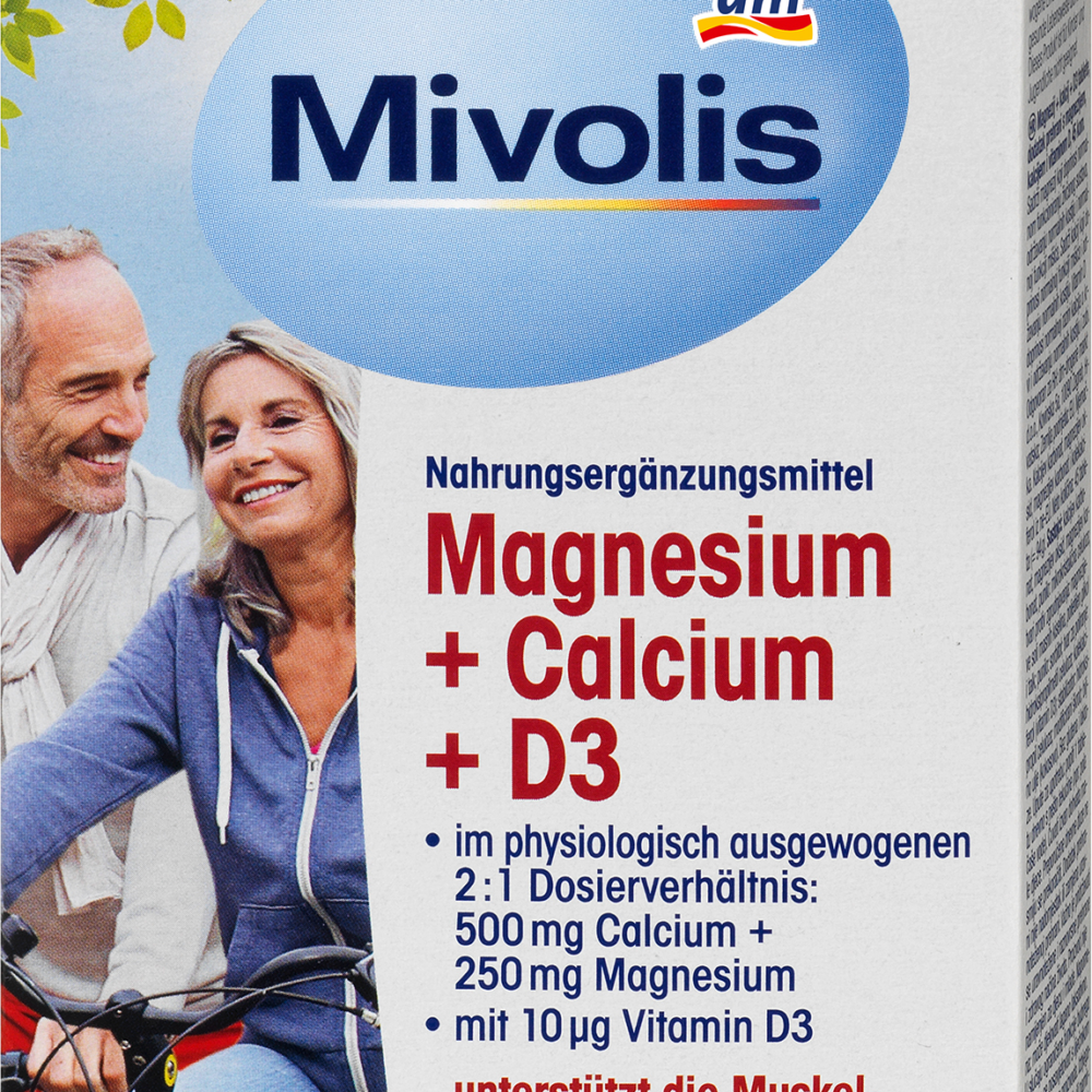 ميفوليس مغنيسيوم + كالسيوم + د3 أقراص 45 حبة، 94 جم مكمل غذائي