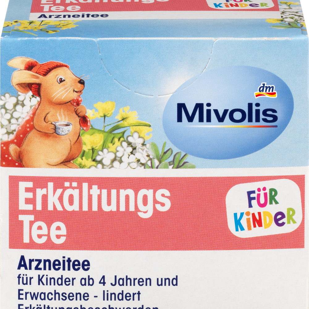Mivolis شاي للأطفال, شاي بارد (12 كيس)، 18 جم أدوية