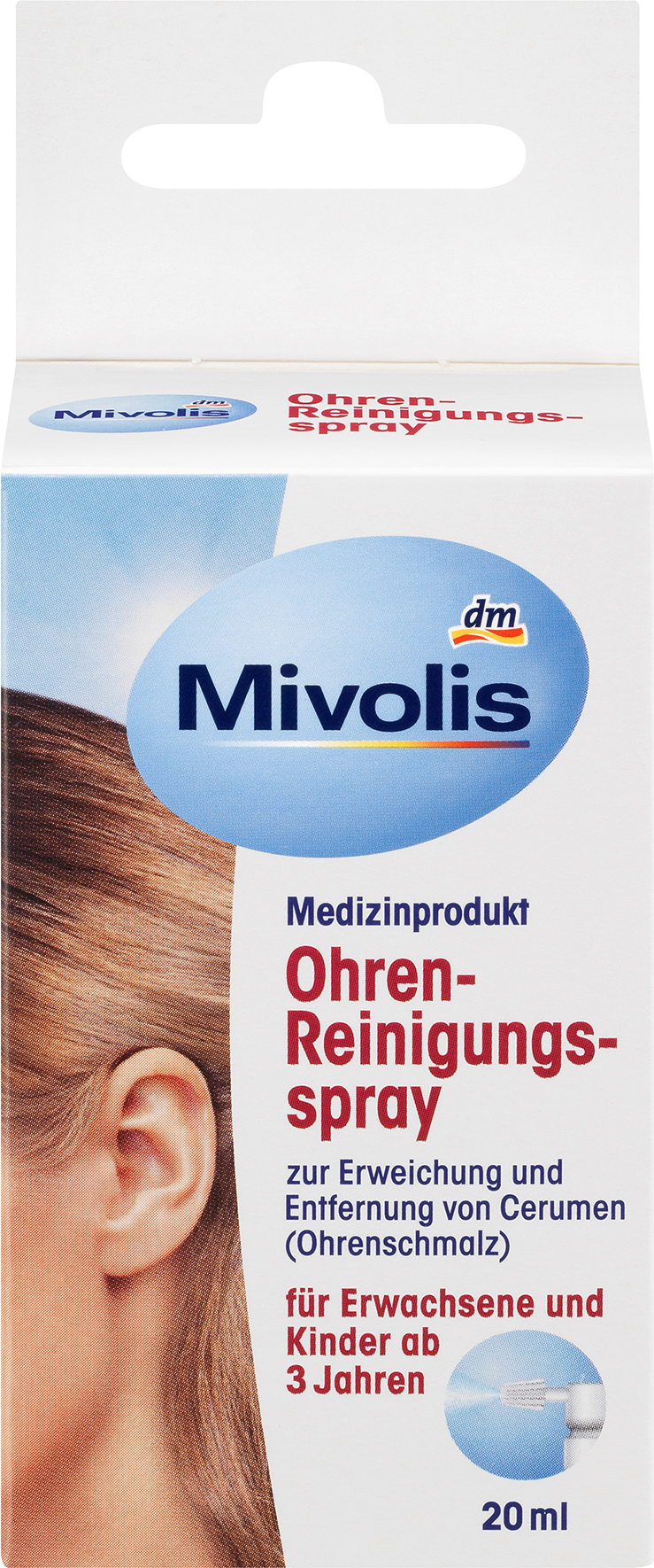 ميفوليس بخاخ أذن ميفوليس 20 مل، 20 مل جهاز طبي