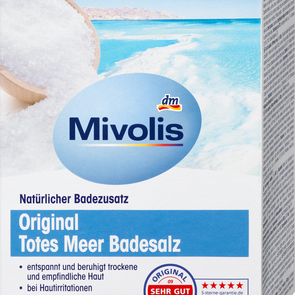 ميفوليس أملاح الاستحمام الأصلية البحر الميت (3 × 500 جم) ، 1.5 كجم