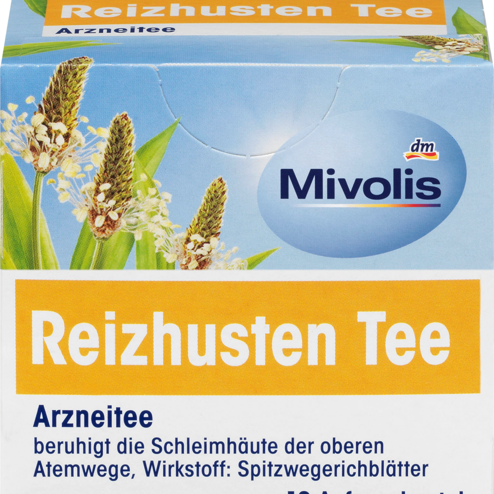 Mivolis Medicinal Tea, شاي السعال الجاف (12 كيس)، 16.8 جرام طبي