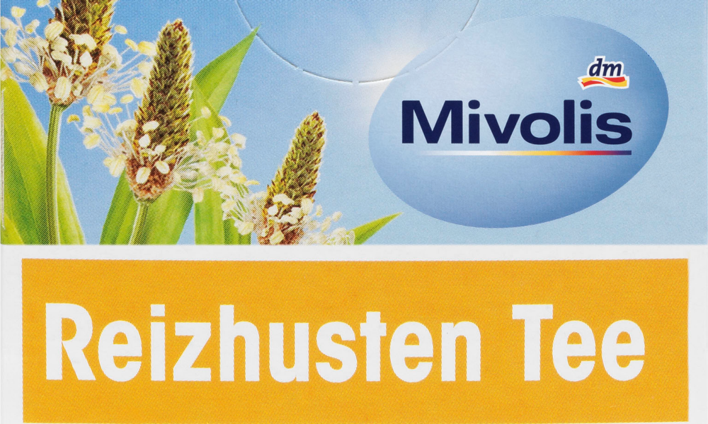 Mivolis Medicinal Tea, شاي السعال الجاف (12 كيس)، 16.8 جرام طبي