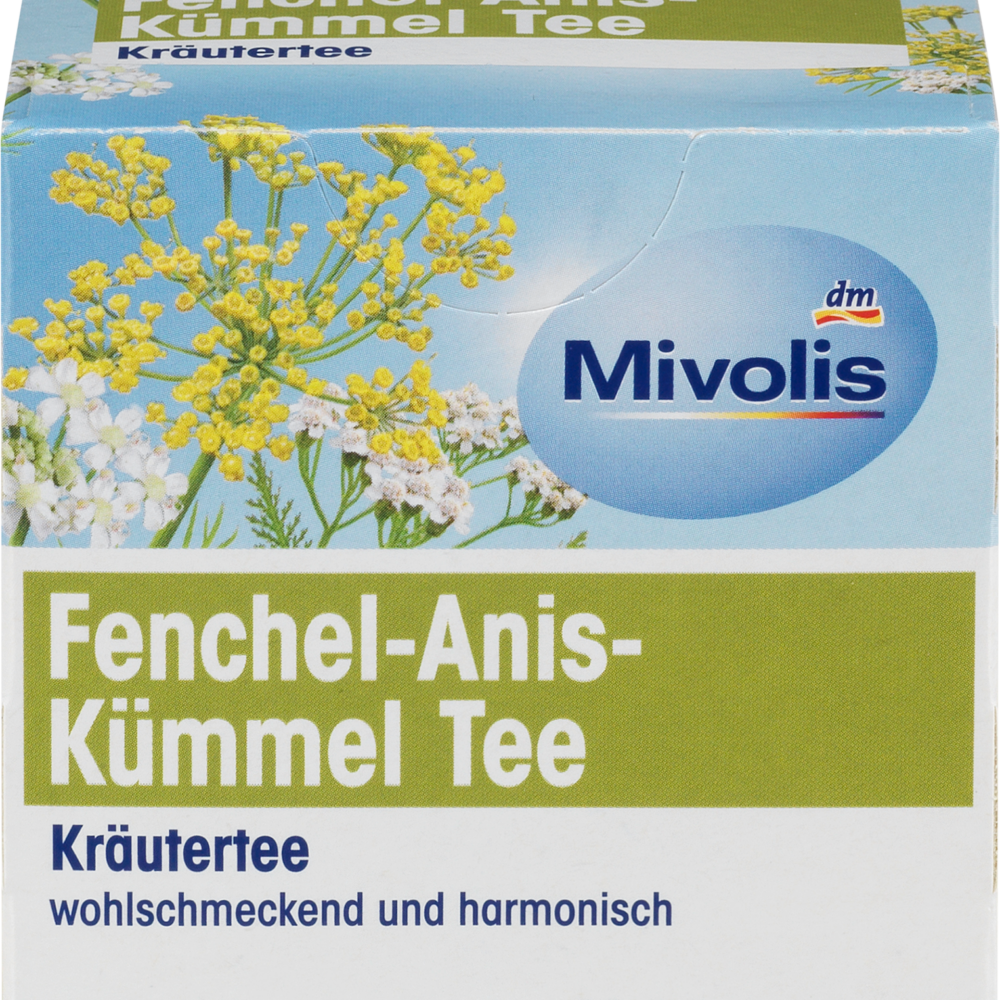 Mivolis Herbal Tea, شاي الشمر واليانسون والكراوية (12 كيس)، 24 جم